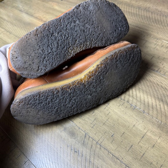 Clarks Originals Wallabees Men's Brown Leather Chukka Boots 7M - Picture 9 of 11